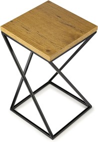 STOJAN NA KVETINÁČ LOFT7 40X24X24 CM ČIERNA/HNEDÁ