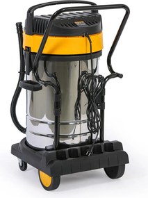 Priemyselný vysávač TOLSEN 79610, suché/mokré sanie, 3000 W, 80 l