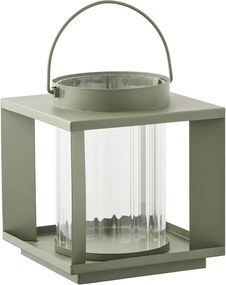 Kovový/sklenený lampáš (výška 20,5 cm) Lohals – House Nordic