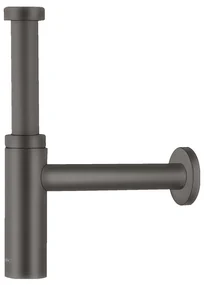 Hansgrohe Flowstar S, dizajnový sifón, kartáčovaný čierny chróm, HAN-52105340