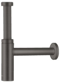 Hansgrohe Flowstar S, dizajnový sifón, kartáčovaný čierny chróm, HAN-52105340