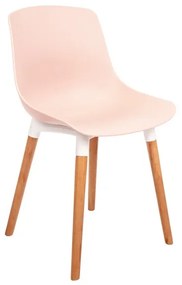 Ružová jedálenská stolička ROSA