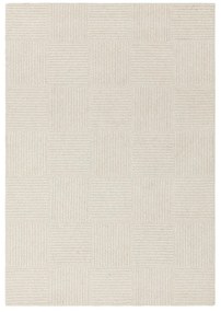 Slonovinový ručne tkaný vlnený koberec 200x290 cm Zennith Grid – Asiatic Carpets
