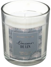 Sklenená vonná sviečka v kupole CHICK softness of linen