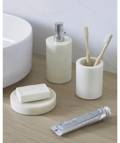 Biely mramorový dávkovač mydla 200 ml Elenei – Kave Home