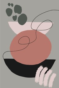Gario Maľovanie podľa čísel Boho abstraktná maľba Rozmery: 40 x 60 cm, Rámovanie: Iba zrolované plátno