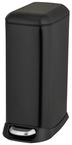 Matne čierny pedálový oceľový odpadkový kôš 12 l Design – Wenko
