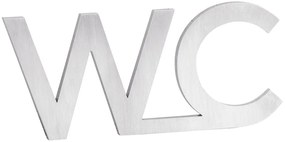 Sapho Sapho, Ceduľa "Toaleta", 80x35x2mm, nerez mat, XP129