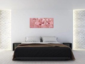 Obraz - Kvetinový dekor (120x50 cm)