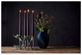 Svietnik v striebornej farbe Morsø Roots