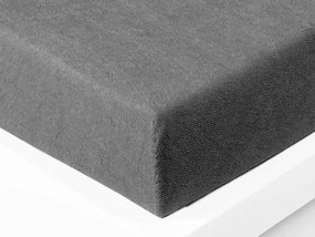 XPOSE® Froté plachta Exclusive - tmavo sivá 200x200 cm