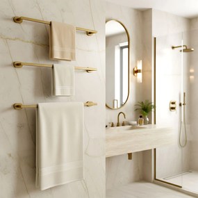 Rea Til, vešiak na uterák 58 cm, zlatá matná, REA-88003