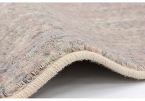 Ružovo-sivý vlnený koberec 160x240 cm Calvi rose – Agnella