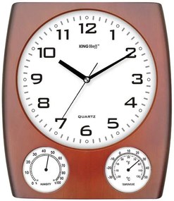 Nástenné hodiny, Kinghoff, 5029, sweep, 30cm