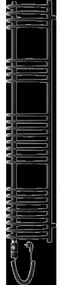 Mexen Eros elektrický radiátor 1600 x 318 mm, 600 W, čierny - W112-1600-318-2600-70