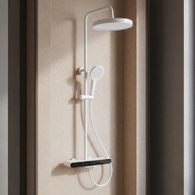 Rea Farel, sprchový set s vaňovým výtokom, biela, REA-P0353