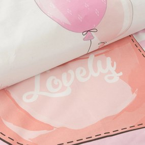 DETSKÉ BAVLNENÉ OBLIEČKY KID 100X135 CM, 1KS 40X50 CM VZOROVANÉ