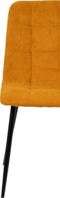 Noela Menčestrová jedálenská stolička ARIA žltá