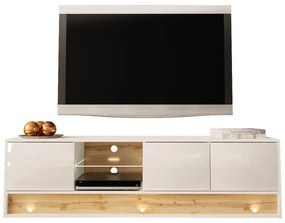 TV stolík/skrinka Gallina 180 (biela). Akcia -21%. Vlastná spoľahlivá doprava až k Vám domov. 1057934