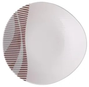 24-dielna jedálenská súprava, pestrofarebná, porcelán