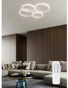 Top Light - LED Stmievateľný prisadený luster OLYMP LED/65W/230V guľatý biela + DO