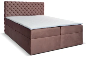 Manželská posteľ Boxspring 180 cm Orimis (hnedá). Akcia -20%. Vlastná spoľahlivá doprava až k Vám domov. 1033251
