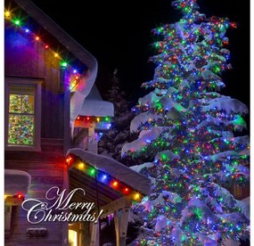 Vianočné svetielka vonkajšie FLASH multicolor 1000 LED