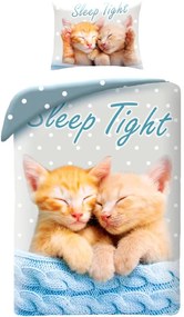 Bavlnené posteľné obliečky Ryšavé mačiatka