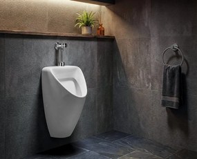 CERASTYLE CERASTYLE, SCHWARN keramický urinál, s horným prívodom vody, biela, 201.702.4