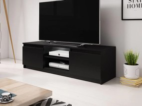 TV stolík Ziziko, Farby: dub sonoma / dub sonoma + biela, Osvetlenie: osvetlenie LED biele