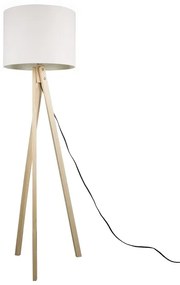 Stojacia lampa Lila Typ 6 - biela / prírodná