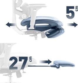 Kancelárska stolička Expert 8.7 Grey Mesh