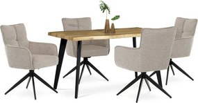 Jedálenská stolička béžová DCH-P3170 LAN2