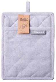 Svetlosivá bavlnená chňapka 19 x 24 cm – Basic Ambiente - 596407