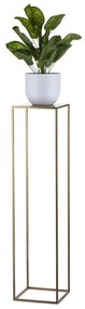 STOJAN NA KVETINÁČ SIMPLE1 100X24X24 CM ZLATÁ