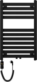 Mexen Uran, elektrické vykurovacie teleso 800x500 mm + vykurovacia tyč 600 W, čierna, W105-0800-500-2600-70