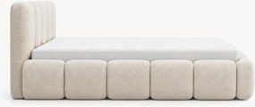 Posteľ s úložným priestorom Tesia 160x200 - béžové buklé Quelle 03