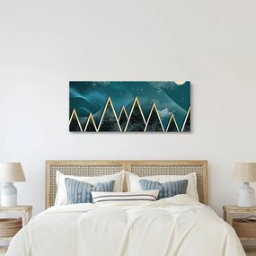 Obraz - Spln nad zlatými horami (120x50 cm)