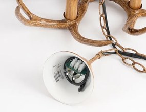 Brilagi - Luster na reťazi DEER 6xE14/10W/230V pr. 70 cm parohy
