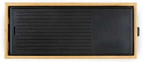 DOMO DO9270G stolný elektrický gril Plancha BambooStyle, M