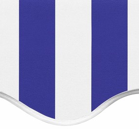 Náhradná látka na markízu modro-biela 6x3,5 m