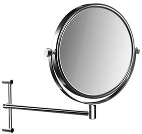 Emco Cosmetic mirrors Pure - Nástenné okrúhle holiace a kozmetické zrkadlo, Ø 200 mm, 3 násobné zväčšovanie, chróm 109400111