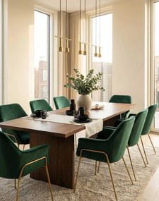 Jedálenská stolička Sofia Gold zelená