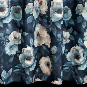 ZÁVES NA PÁSKE KIRA 140X270 CM KVETY