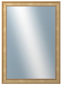 DANTIK - Zrkadlo v rámu, rozmer s rámom 50x70 cm z lišty TOOTH malá zlatá (3161)