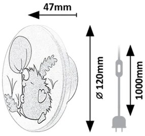 Rabalux 71099 - LED Nástenné svietidlo HEDGY LED/9W/230V 3000/4000/6500K