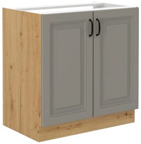 Kuchynská skrinka Stilo claygrey/artisan 80zl 2f bb