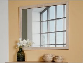 Nástenné zrkadlo Bali 80x70 cm, dub sonoma%