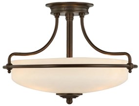 Elstead QZ-GRIFFIN-SFS-PN - Prisadený luster GRIFFIN 3xE27/100W/230V bronz