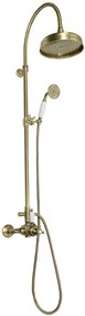 Sapho Sapho, ANTEA sprchový stĺp s termostatickou batériou, bronz, SET046